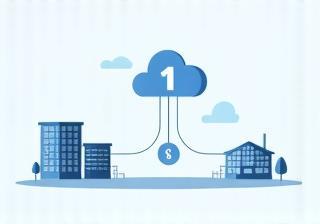 Illustration of connecting a property to the CanalHub system