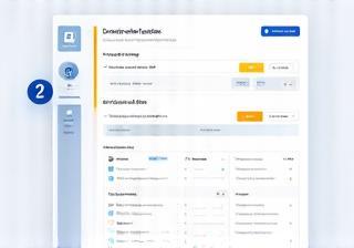 Illustration of configuring channels and rates on a dashboard